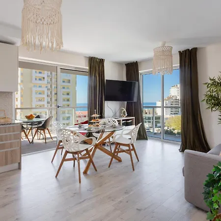 Mcrame Design Sea View, Beachfront, Swimming Pool, 2bdr, 2bar, 6 Pax, Da Rocha Appartement